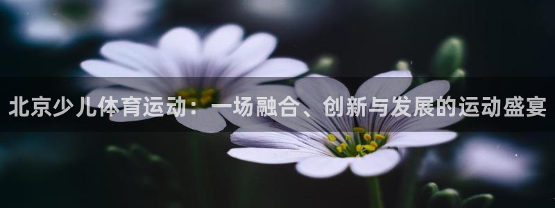 MK体育官方正版app集团官网首页：北京少儿体育运动